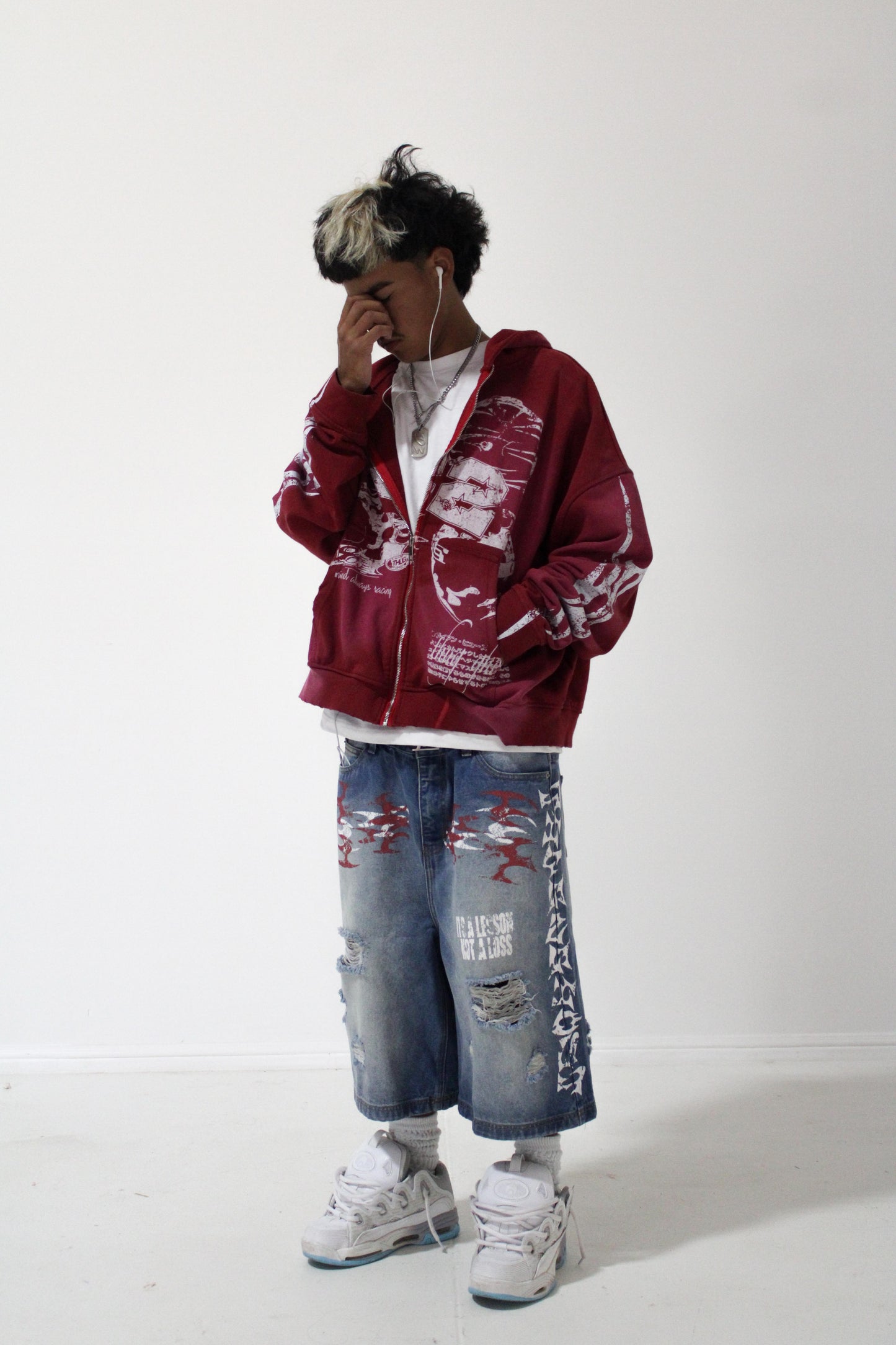 Thugnghost "Racer Zip-Up"
