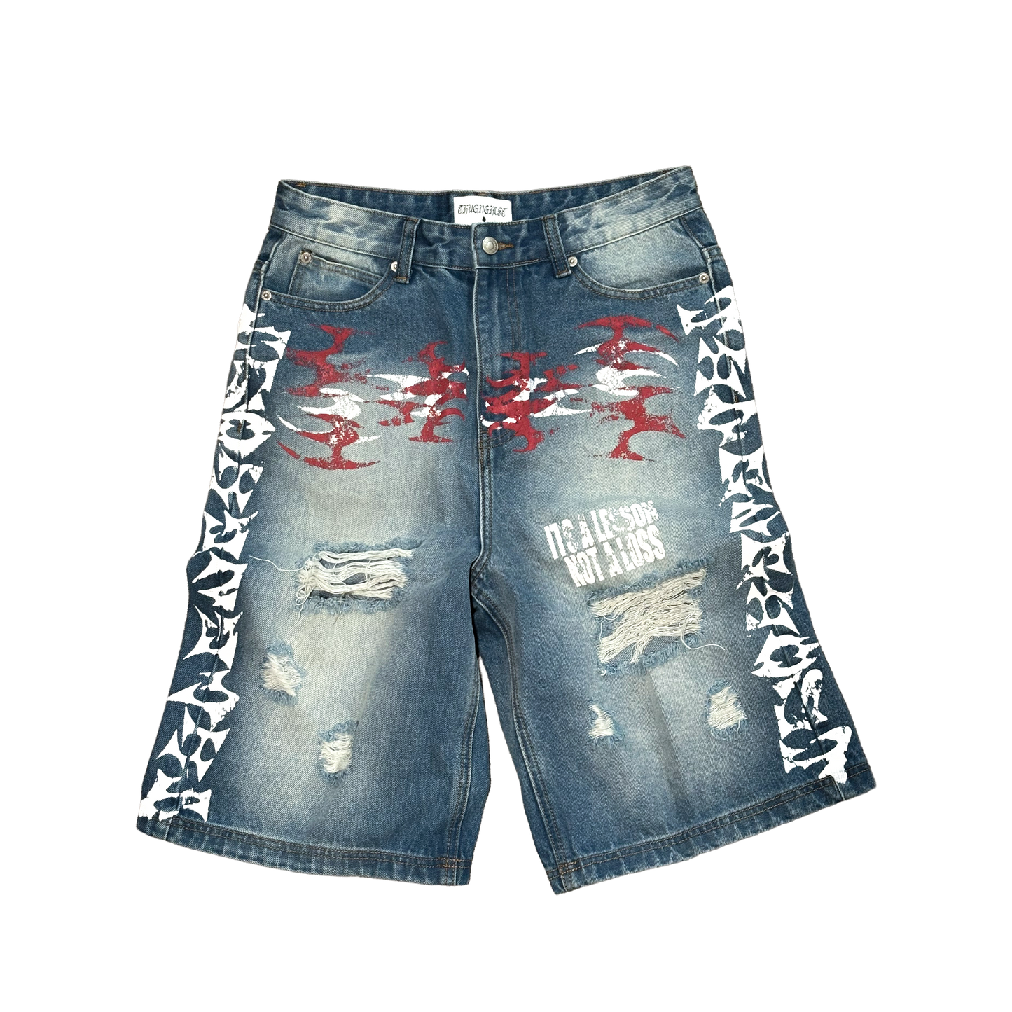 Thugnghost "LXL Denim Shorts"
